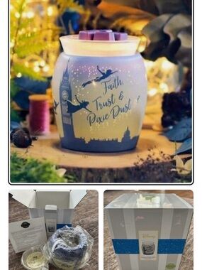Disney Peter Pan Ceramic Wax Warmer in Blue and Purple Gradient